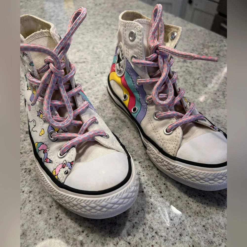 Unicorn Rainbow Converse Size 13